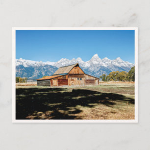 Grand Tetons Nationalpark Berghütte Foto Postkarte