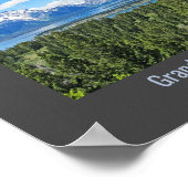 Grand Tetons Nationalpark Design Landschaftsgestal Poster (Ecke)