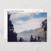 Grand Tetons Nationalpark Postkarte (Vorne/Hinten)
