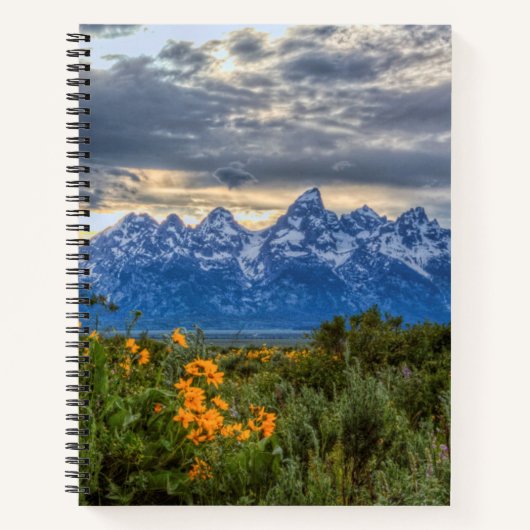 Grand Tetons Notizblock (Vorderseite)