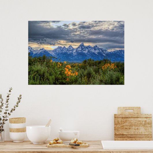 Grand Tetons Poster (Küche)