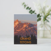 Grand Tetons Postkarte (Stehend Vorderseite)
