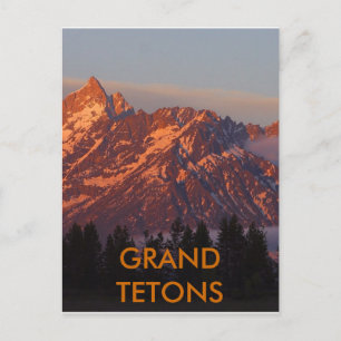 Grand Tetons Postkarte