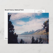 Grand Tetons Postkarte (Vorne/Hinten)