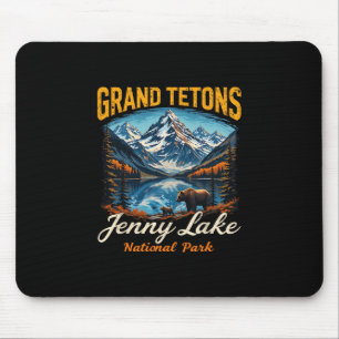 Grand Tetons Reiserückblick Urlaub Nationalpark J Mousepad