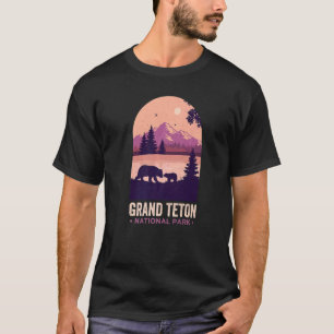 Grand Tetons Wyoming Black Bears Grand Teton Natio T-Shirt