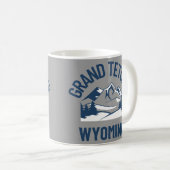 Grand Tetons Wyoming Kaffeetasse (VorderseiteRechts)