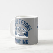 Grand Tetons Wyoming Kaffeetasse (Vorderseite Links)