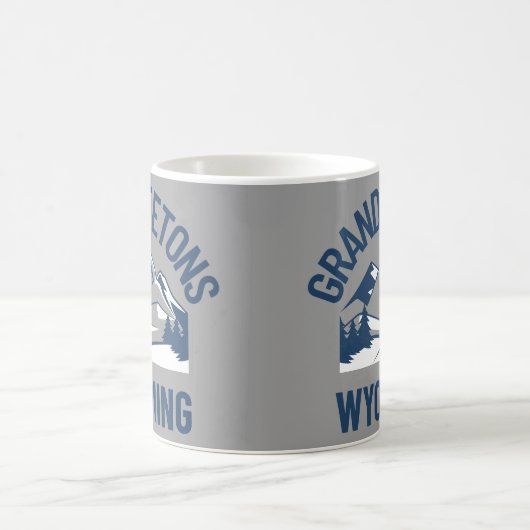 Grand Tetons Wyoming Kaffeetasse (Mittel)