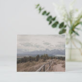 Grand Tetons Wyoming Keepake Postkarte (Stehend Vorderseite)