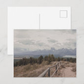 Grand Tetons Wyoming Keepake Postkarte (Vorne/Hinten)