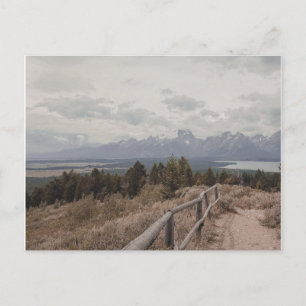 Grand Tetons Wyoming Keepake Postkarte