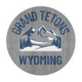 Grand Tetons Wyoming Schneidebrett (Vorderseite)