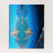 Grand Tetons Wyoming . Weihnachtsgrüße Puzzle (Vertikal)