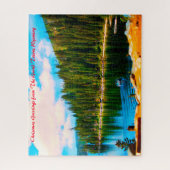 Grand Tetons Wyoming . Weihnachtsgrüße Puzzle (Vertikal)