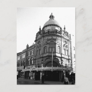 Grand Theater Blackpool B/W Postkarte