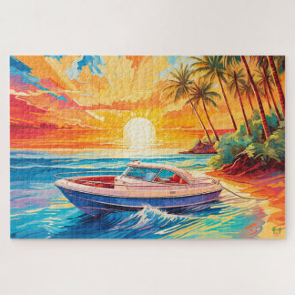 🌅 Grand Theft Boat: Sunset Cruise Puzzle
