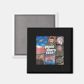 Grand Theft Nato Ukraine Gegenwind Magnet (Vorderseite/Rückseite)