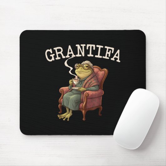 Grand Tifa Frog Funny Graphic Men Women Mousepad (Mit Mouse)