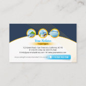 Grand Tour | Agent Reisebusboot Visitenkarte (Rückseite)