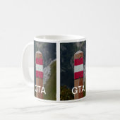Grand Tour of the Alps Trail Marker, GTA Two-Tone Kaffeetasse (Vorderseite Links)