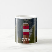 Grand Tour of the Alps Trail Marker, GTA Two-Tone Kaffeetasse (Mittel)