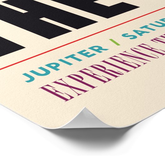 Grand Tour Poster (Ecke)