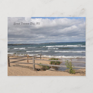 Grand Traverse Bay, MI Postcard Postkarte