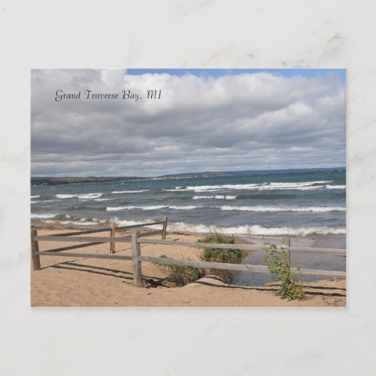 Grand Traverse Bay, MI Postcard Postkarte (Vorderseite)