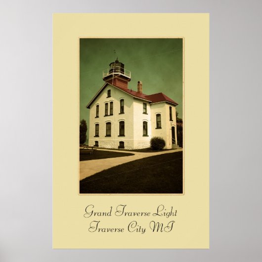 Grand Traverse Light Print Poster (Vorne)