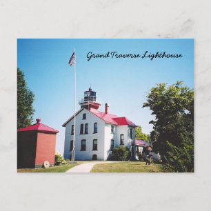 Grand Traverse Lighthouse Postkarte