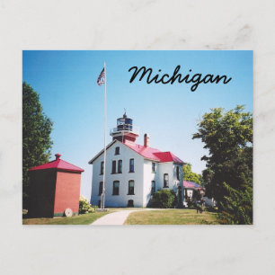 Grand Traverse Lighthouse Postkarte