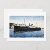Grand Trunk Car Ferry Milwaukee, Grand Haven, MI Postkarte (Vorne/Hinten)