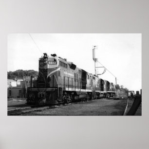 Grand Trunk Railroad Portland, Maine Sept 1967 Poster