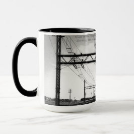 Grand Trunk Railway Yards Vintage Port Huron MI Tasse
