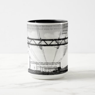 Grand Trunk Railway Yards Vintage Port Huron MI Tasse