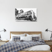 Grand Trunk Western Motor 6405 in Chicago Leinwanddruck (Insitu (Schlafzimmer))