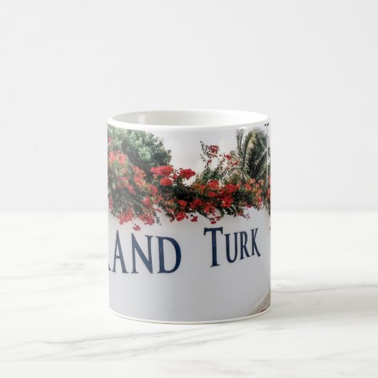Grand Turk Beach Szene Kaffeetasse (Mittel)
