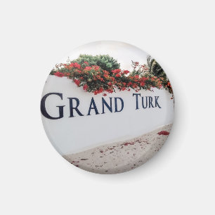 Grand Turk Beach Szene Magnet
