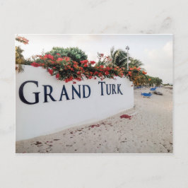 Grand Turk Beach Szene Postkarte