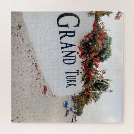 Grand Turk Beach Szene Puzzle (Horizontal)