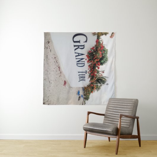 Grand Turk Beach Szene Wandteppich (Beispiel (Horizontal))