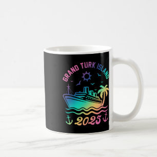 Grand Turk Island 2025 Cruise Vacation Beach Trave Kaffeetasse
