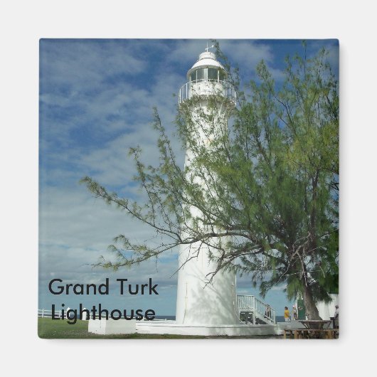Grand Turk Lighthouse Magnet (Vorne)