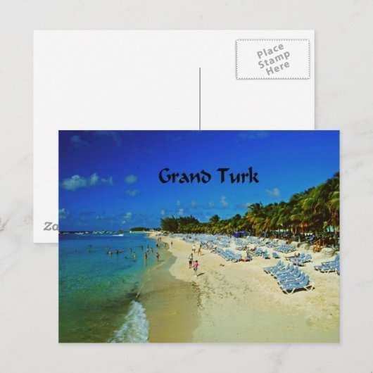 Grand Turk Postkarte (Vorne/Hinten)
