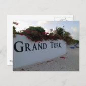 Grand Turk Postkarte (Vorne/Hinten)