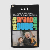 Grand Typ Großvater Foto Golfhandtuch (Vorderseite)