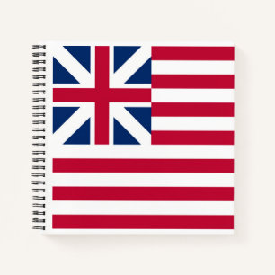 Grand Union, 1. USA-Flag der Kolonien Notizblock