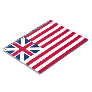 Grand Union, 1. USA-Flag der Kolonien Notizblock