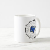 Grand Valley Staat Lakers Showtime Blue Kaffeetasse (VorderseiteRechts)